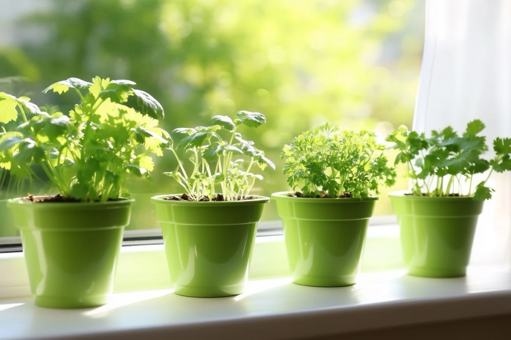 windowsill herb planter set kitchen spring decor - shop on Amazon. Spring home decor ideas