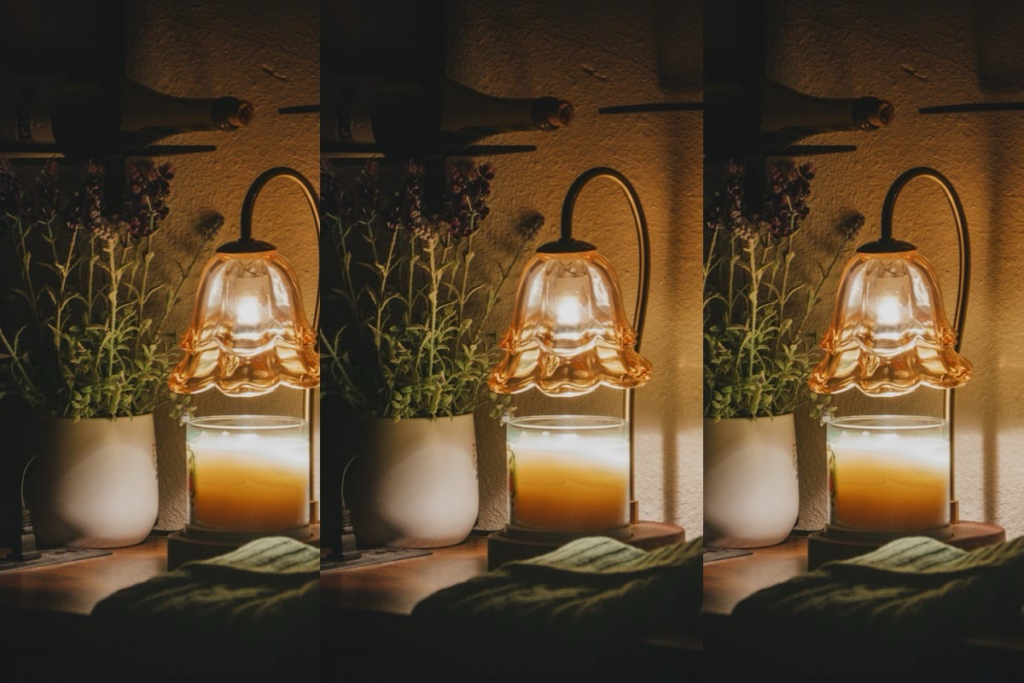 aesthetic candle warmer lamp cozy home decor. shop on Amazon. Spring home decor ideas