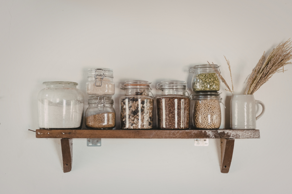 glass jars